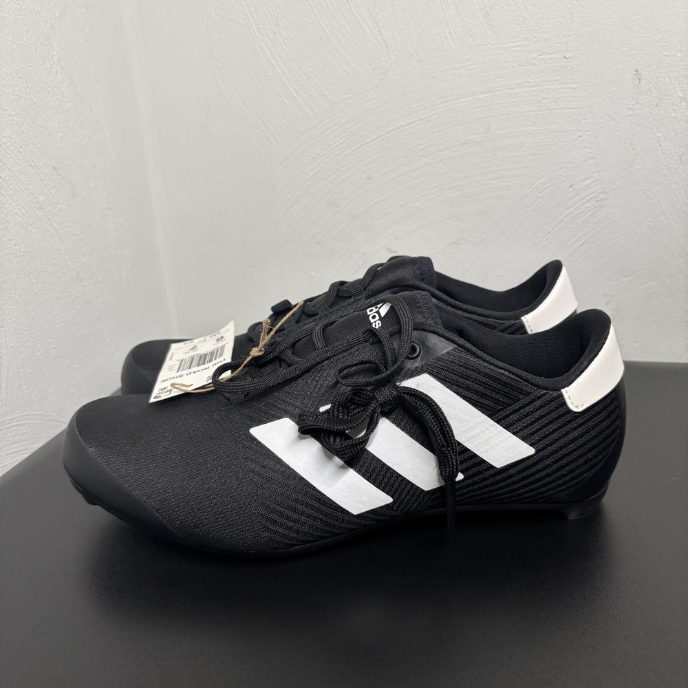 Adidas The Road Shoe Cycling Shoes Black White Mens Size  6‎ Women's 7 NWOB New
